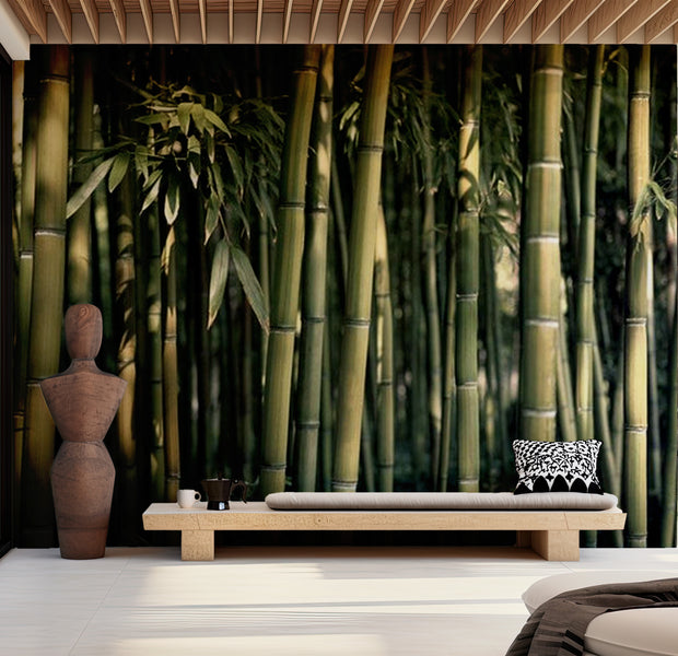 Zen Wallpaper Wall Mural - Bamboo Exotic 39"Wx27"H