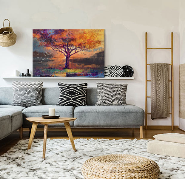 Landscape Canvas Wall Art - Autumn Sketches