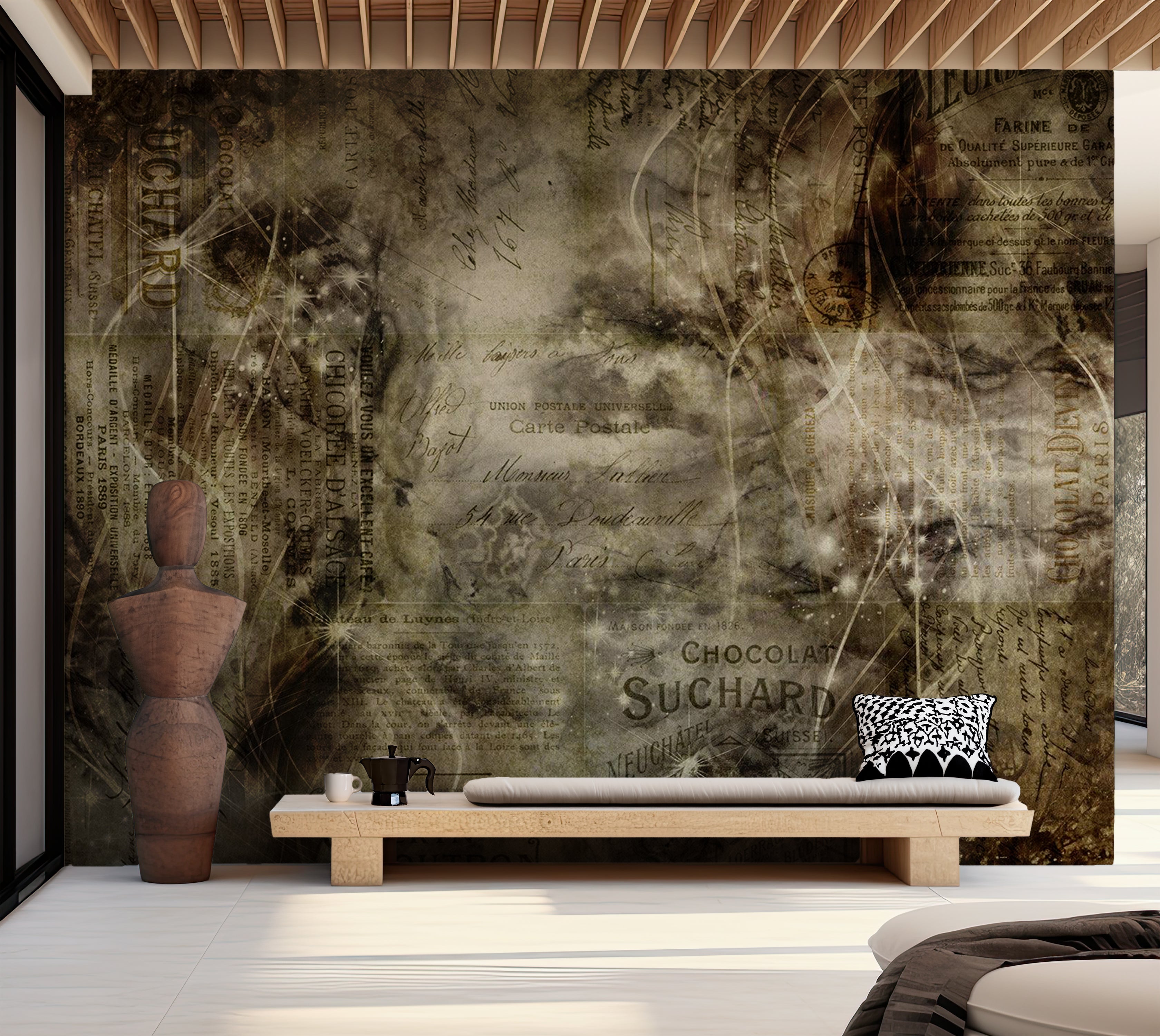 Abstract Wallpaper Wall Mural - Passion 39"Wx27"H / Standard