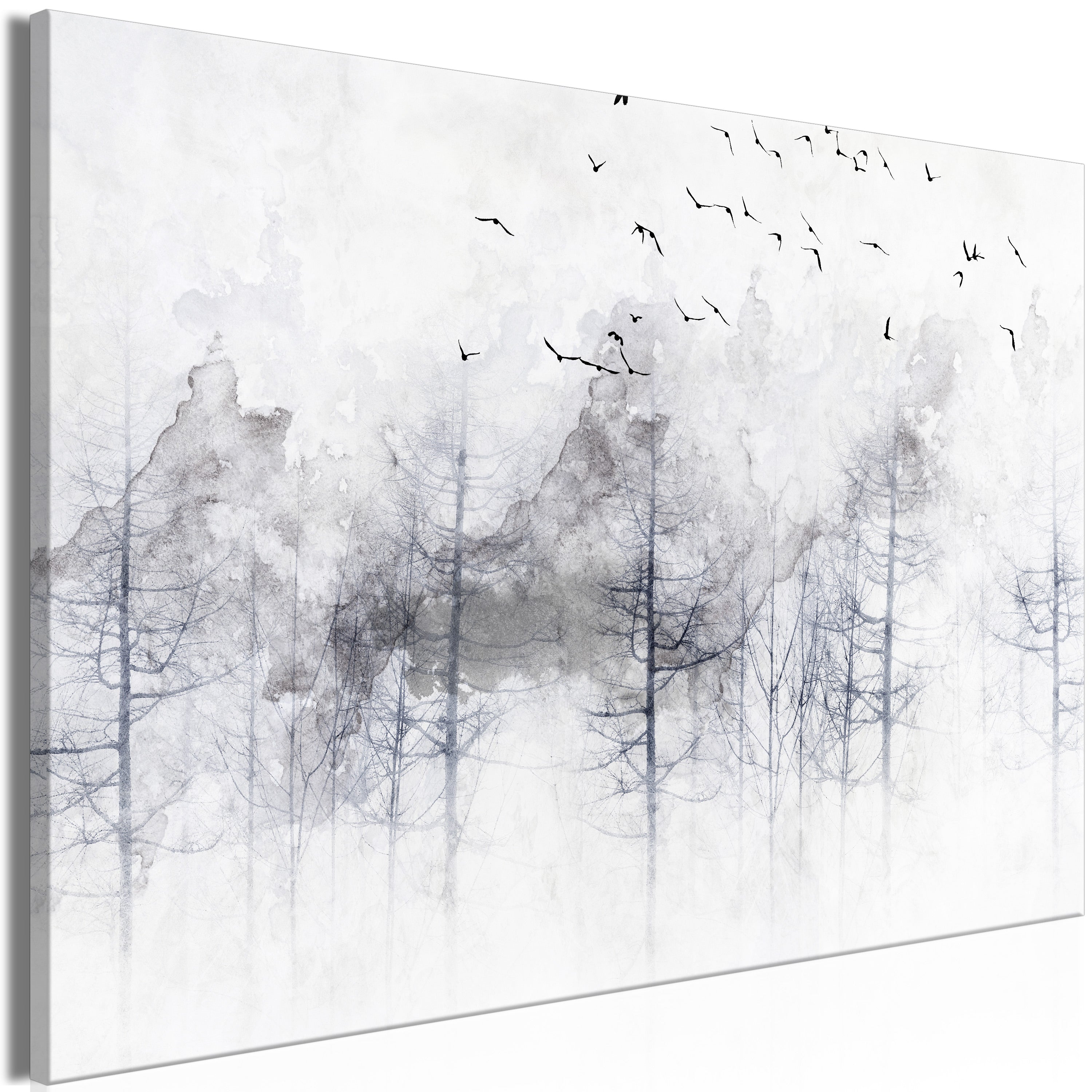 Landscape Canvas Wall Art - Winter Forest