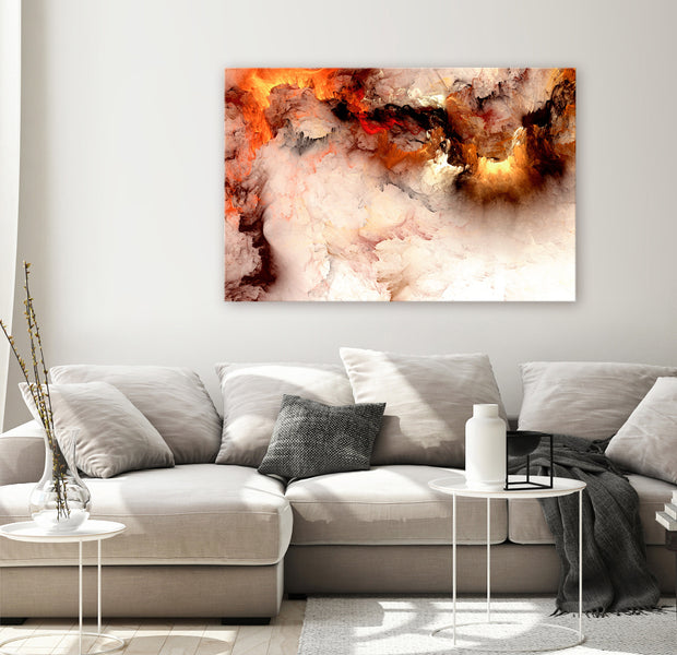 Abstract Canvas Wall Art - Volcanic Abstraction