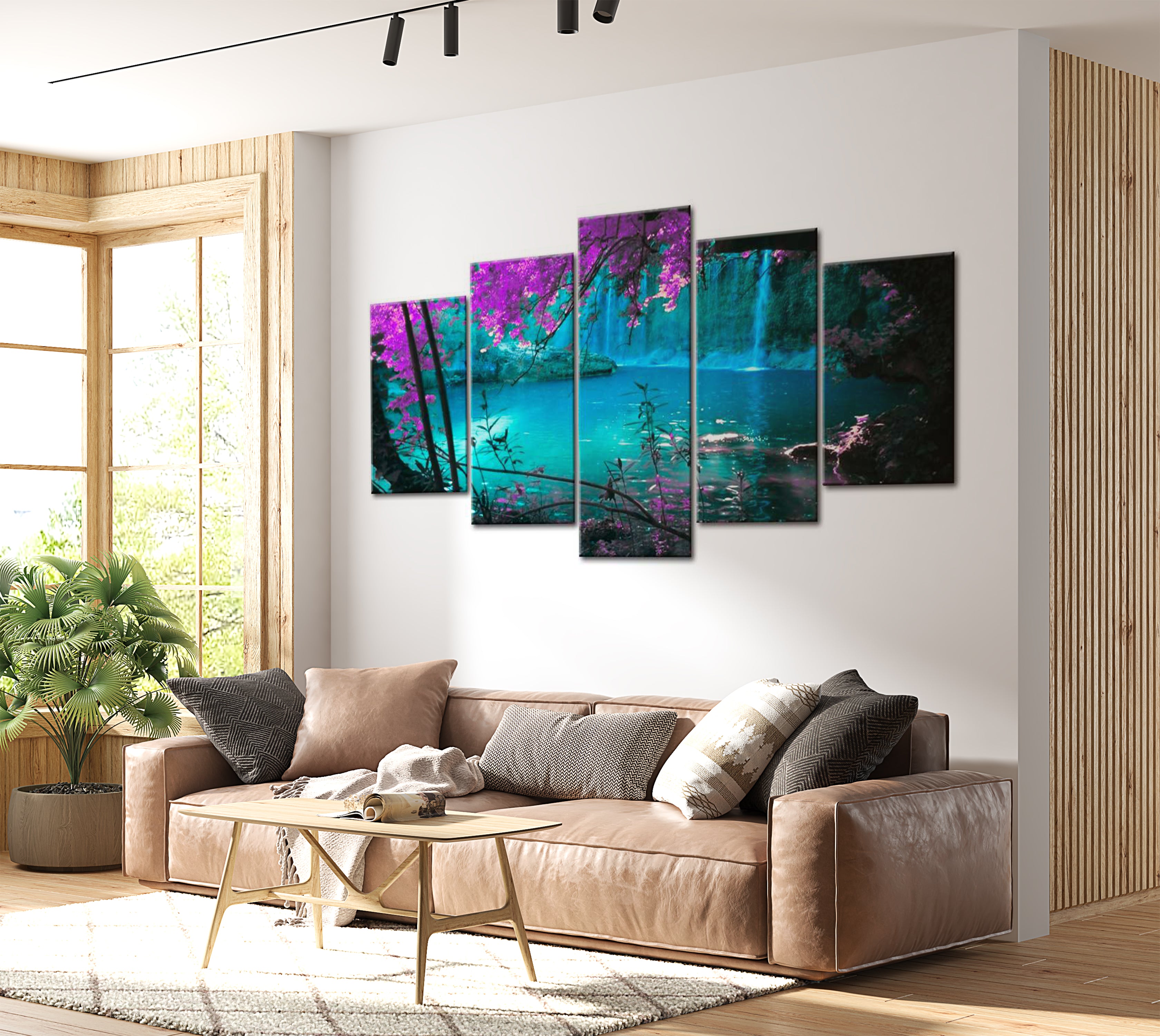 Stretched Canvas Landscape Art - Calm Seclusion 40"Wx20"H