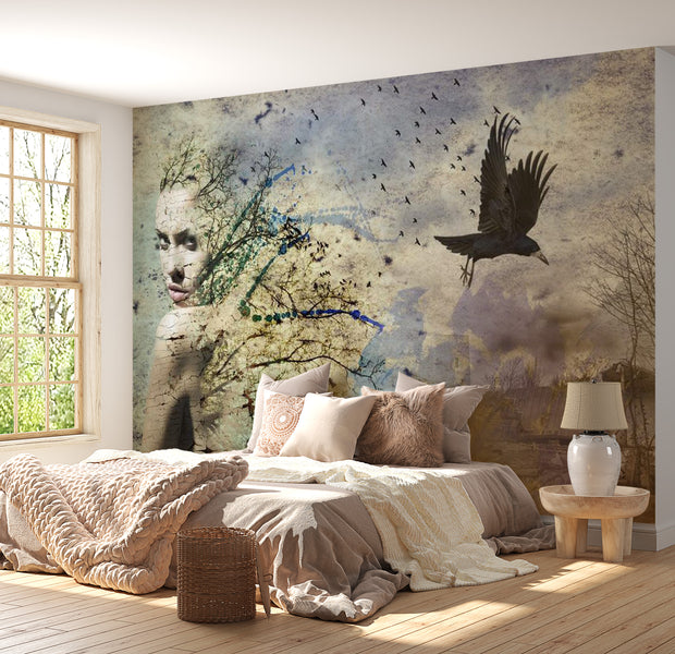 Abstract Wallpaper Wall Mural - Identity Change 118"Wx90"H