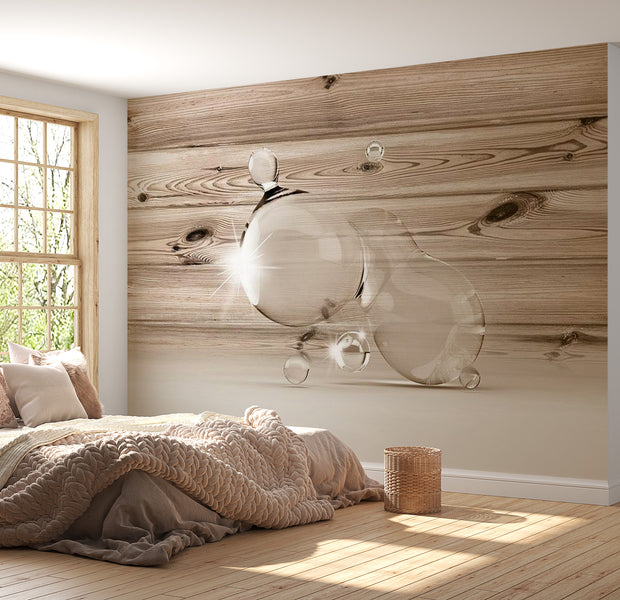 Background & Patterns Wallpaper Wall Mural - Whisper Of Drop 39"Wx27"H