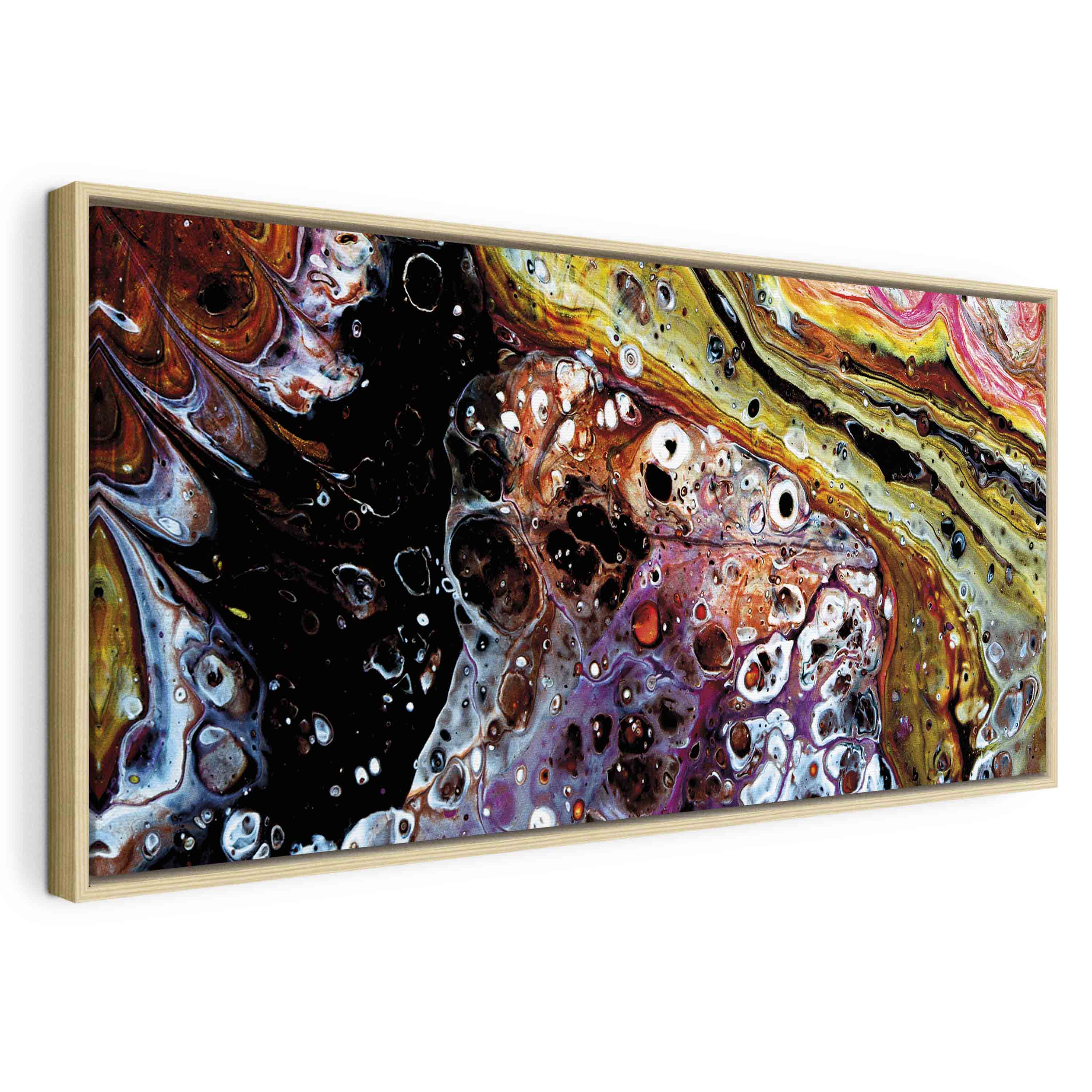 Floating Framed Canvas Art - Synthesis Vertical