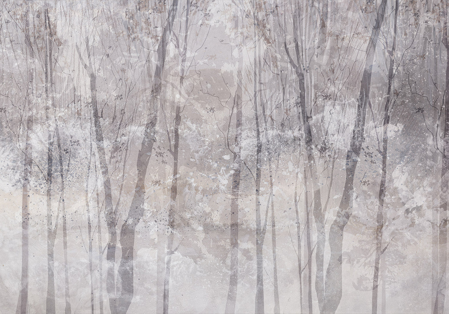 Peel & Stick Landscape Wall Mural - Eternal Forest - Removable Wallpaper