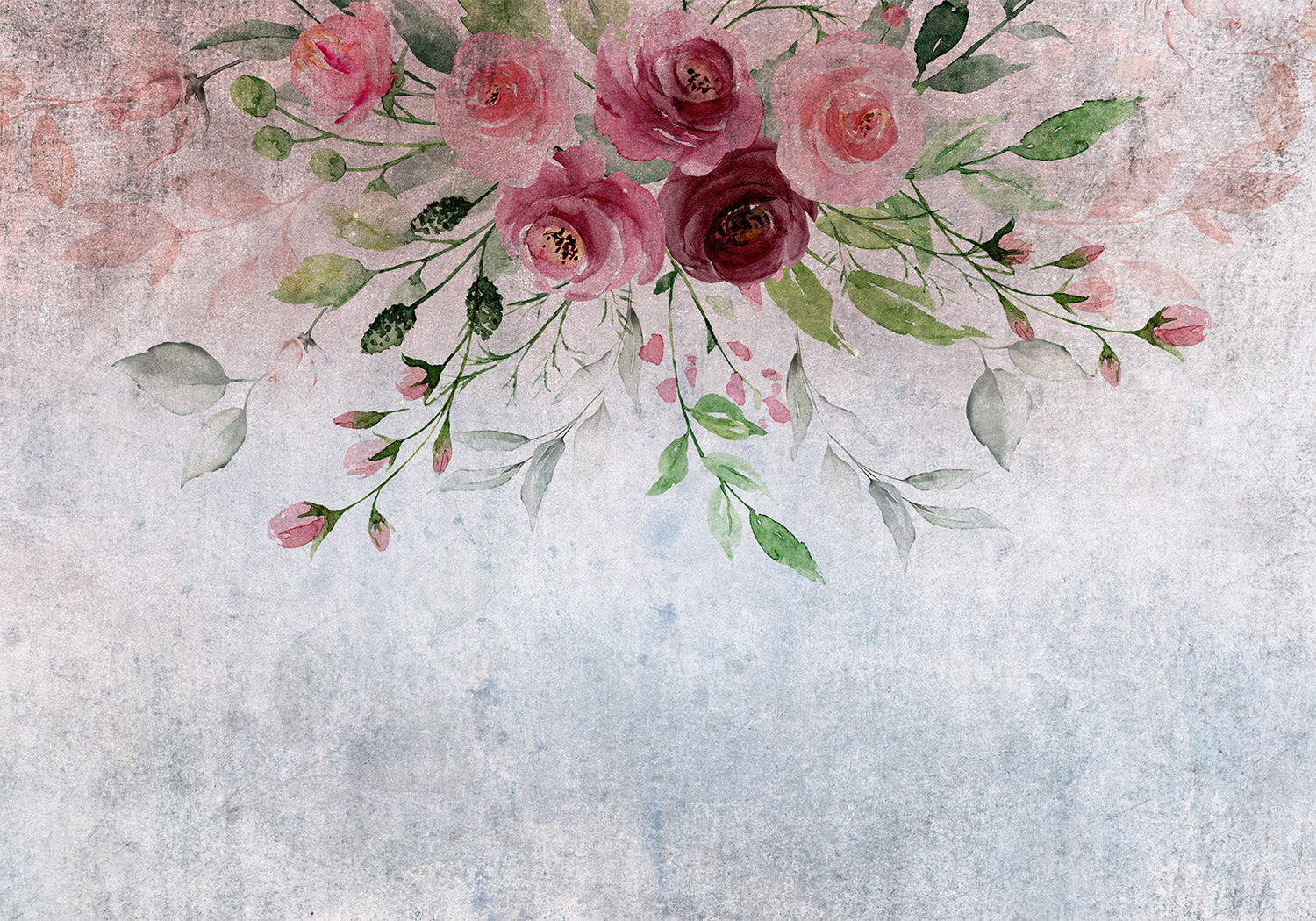 Peel & Stick Floral Wall Mural - Pink Summer Bloom - Removable Wallpaper