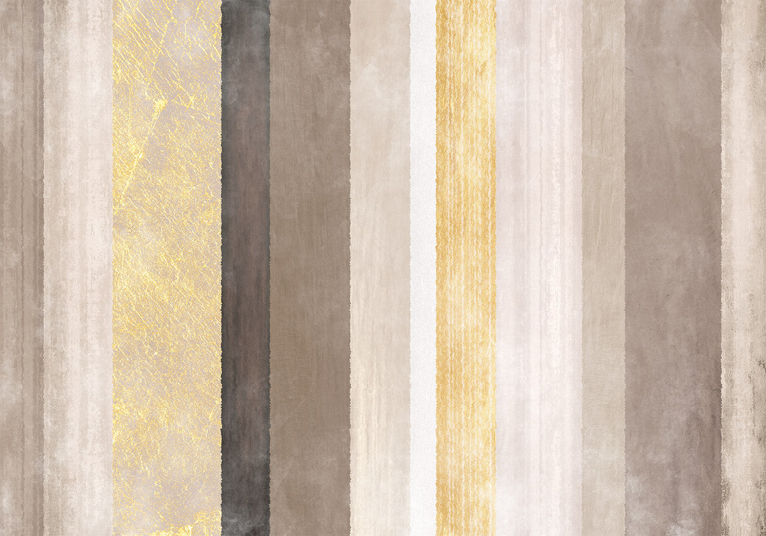 Peel & Stick Background Wall Mural - Gold Striped Pattern - Removable Wallpaper