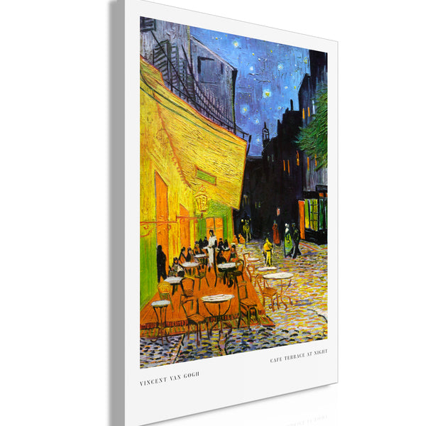 Canvas Wall Art - Cafe at Night