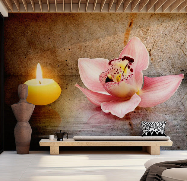 Zen Wallpaper Wall Mural - Romantic Spa Evening