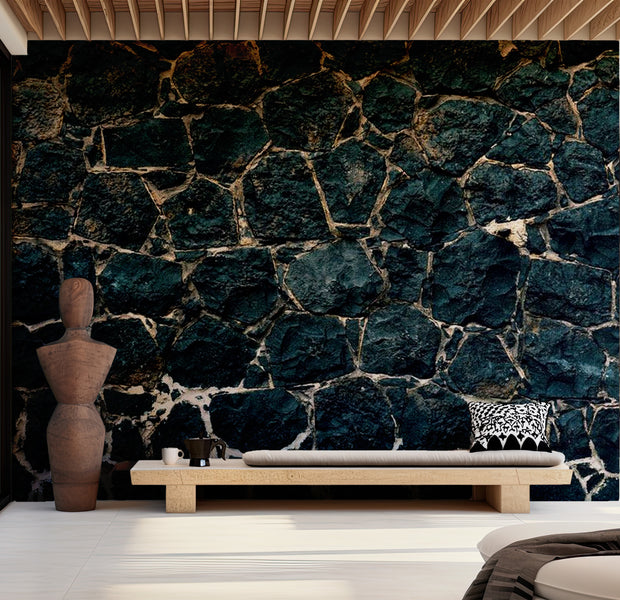 Background & Patterns Wallpaper Wall Mural - Stony Jewels 39"Wx27"H