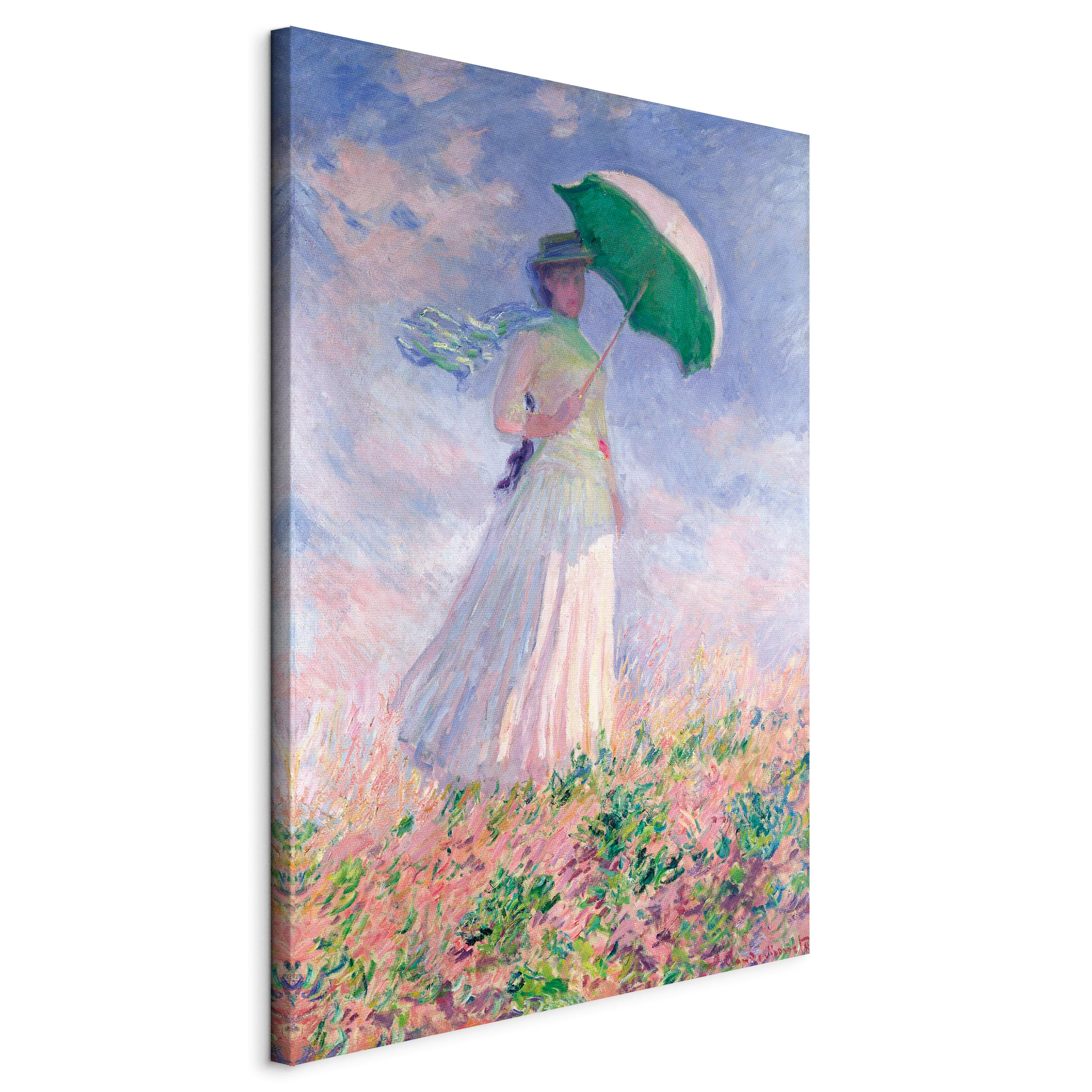 Reproduction Canvas Wall Art - Woman With Parasol