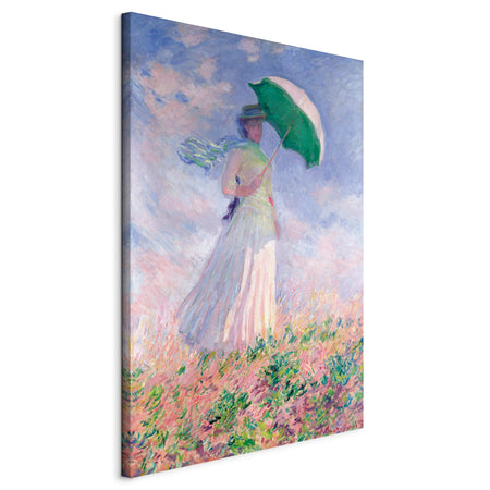 Reproduction Canvas Wall Art - Woman With Parasol