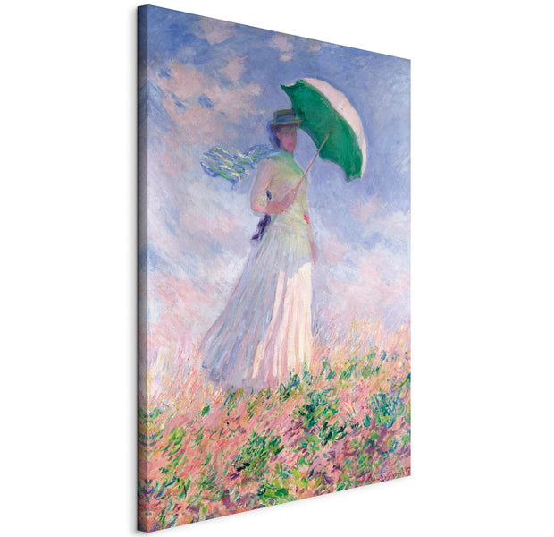Reproduction Canvas Wall Art - Woman With Parasol