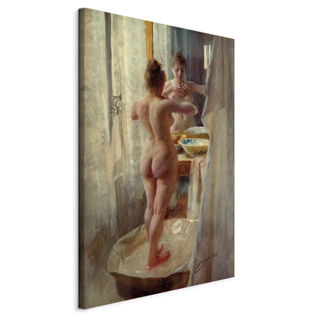 Reproduction Canvas Wall Art - At the Bathtub