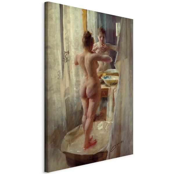 Reproduction Canvas Wall Art - At the Bathtub