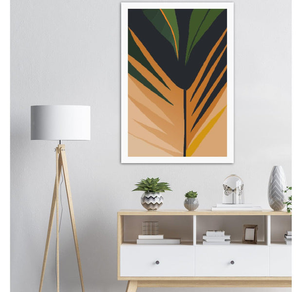 Minimalist Abstract Plant Illustration Poster 01