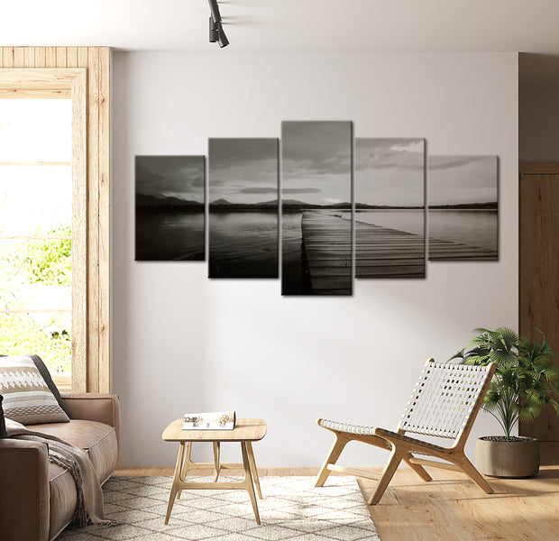 Stretched Canvas Landscape Art - Island Of Memories 40"Wx20"H