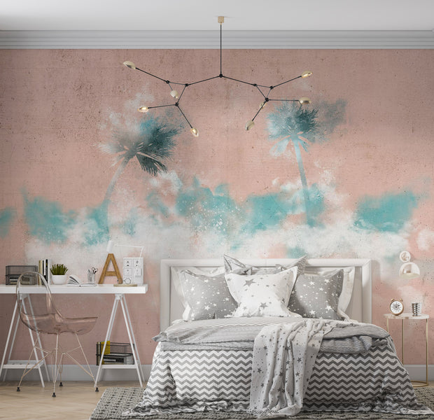 Abstract Wallpaper Wall Mural - Heavenly Relaxation 39"Wx27"H / Standard
