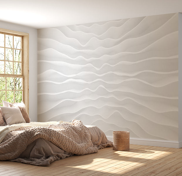 Abstract Wallpaper Wall Mural - Origami Wall 39"Wx27"H