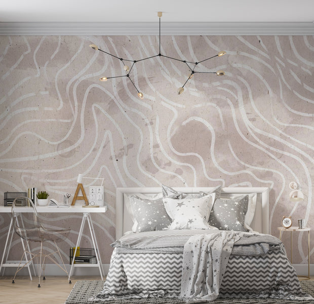 Abstract Wallpaper Wall Mural - New Routes 39"Wx27"H / Standard