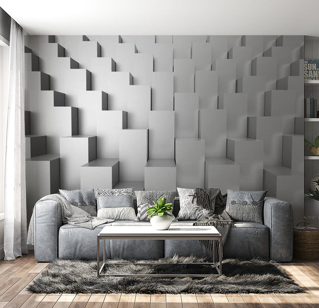 Abstract Wallpaper Wall Mural - Temple Of Abstraction 39"Wx27"H