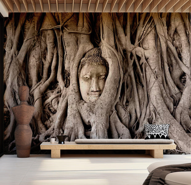 Zen Wallpaper Wall Mural - Buddha's Tree