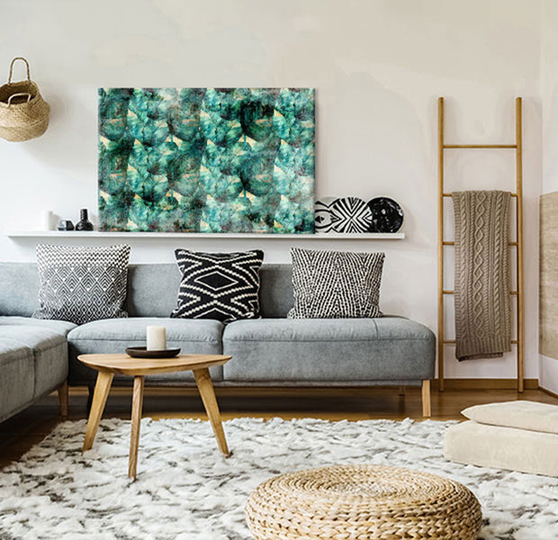 Botanical Canvas Wall Art - Green Thoughts
