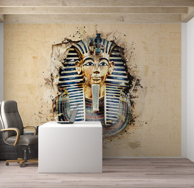 Zen Wallpaper Wall Mural - Dignified Pharaoh 118"Wx90"H