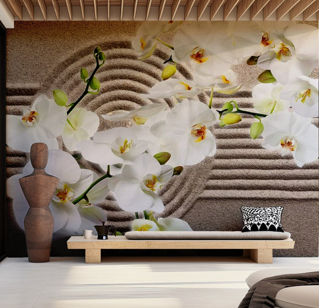 Zen Wallpaper Wall Mural - Beautiful Zen Garden 118"Wx90"H