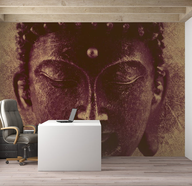 Zen Wallpaper Wall Mural - Wise Buddha 118"Wx90"H