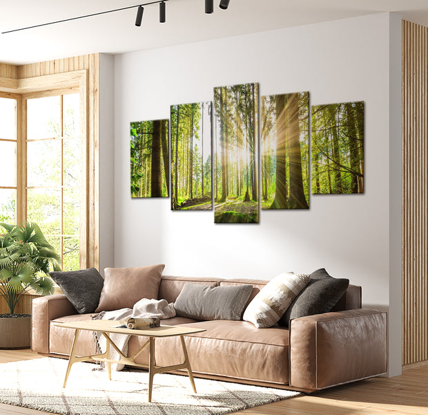 Stretched Canvas Landscape Art - Forest Kingdom 40"Wx20"H
