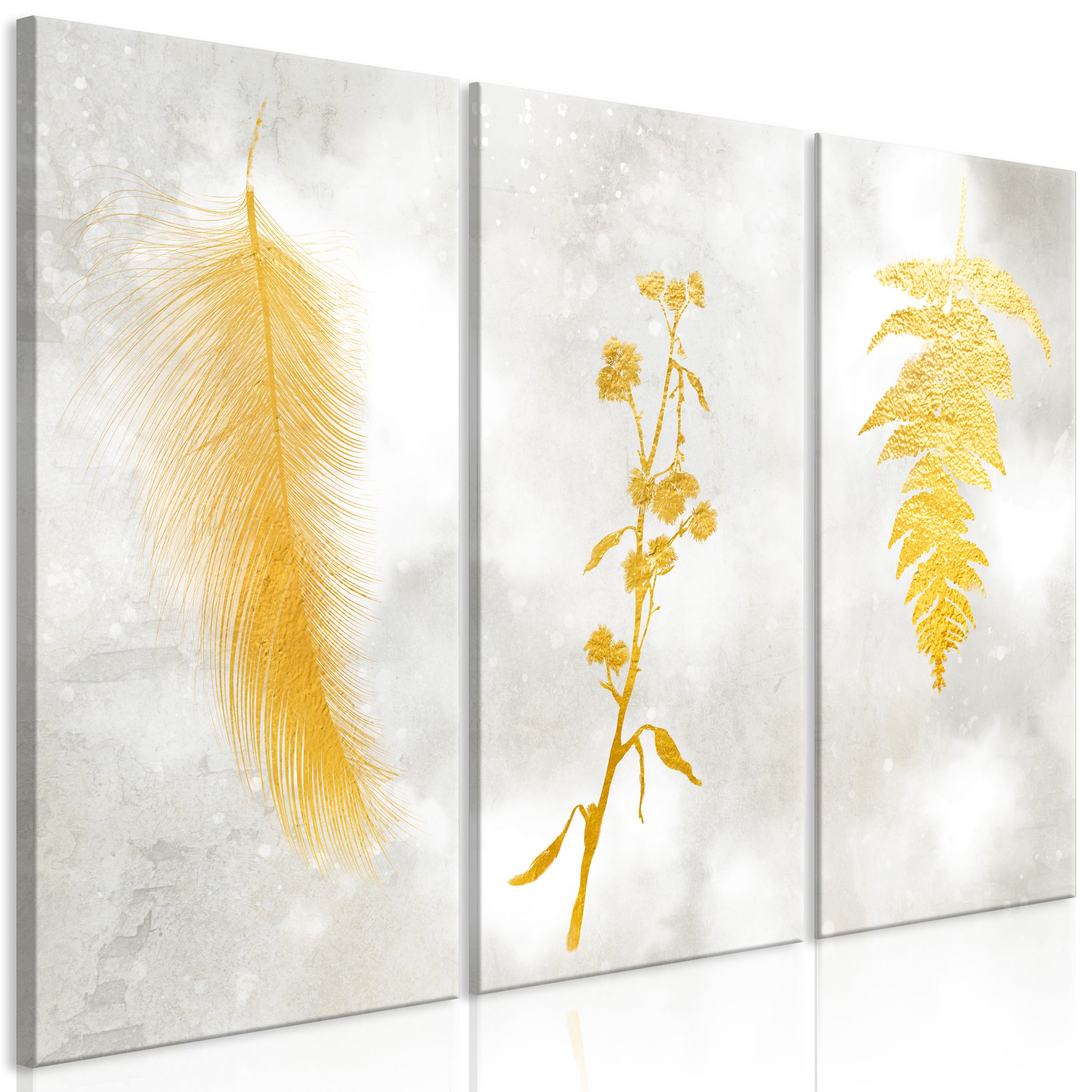Botanical Canvas Wall Art - Delicate Chic - 3 Pieces