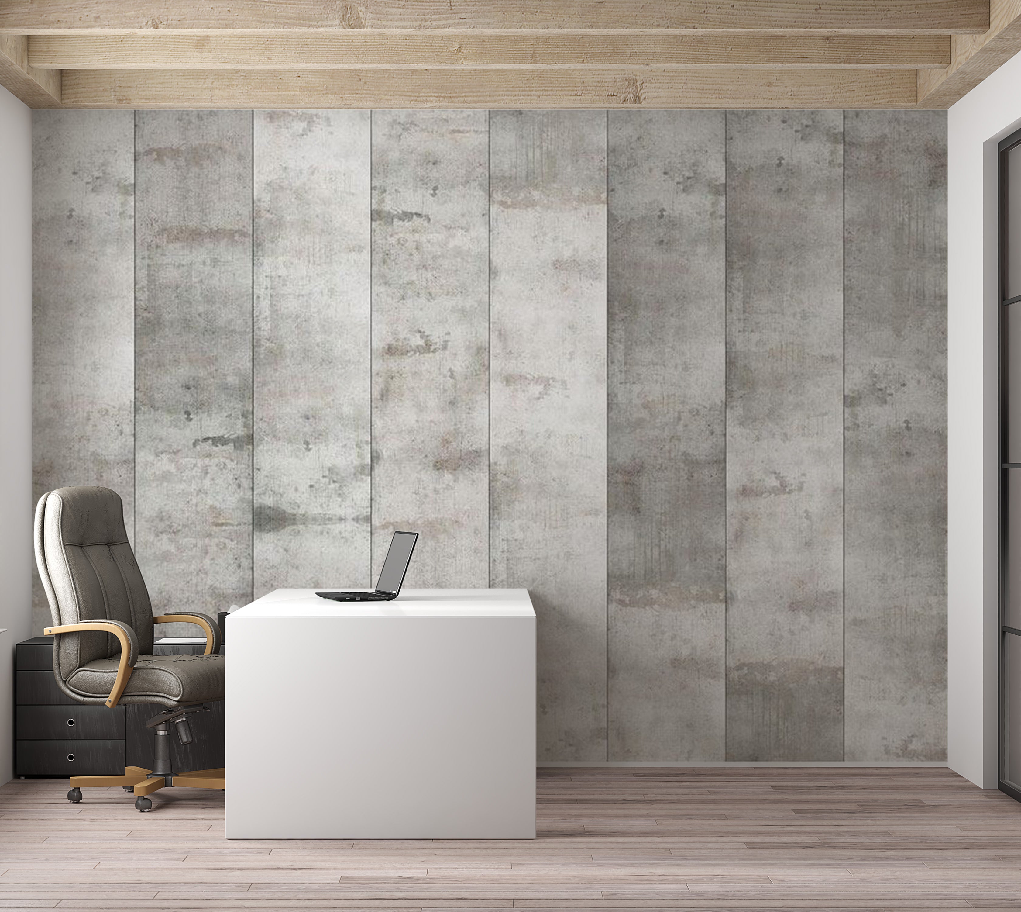 Background & Patterns Wallpaper Wall Mural - Concrete Mosaic 39"Wx27"H