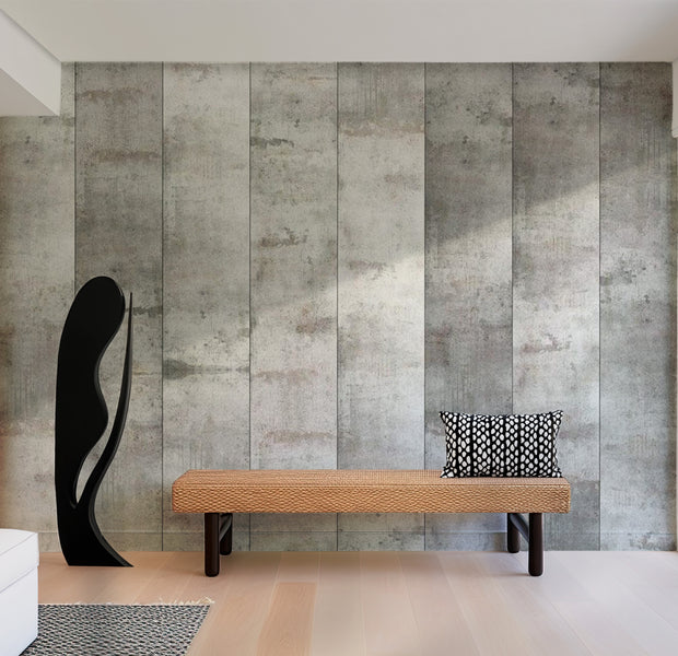 Background & Patterns Wallpaper Wall Mural - Concrete Mosaic 39"Wx27"H