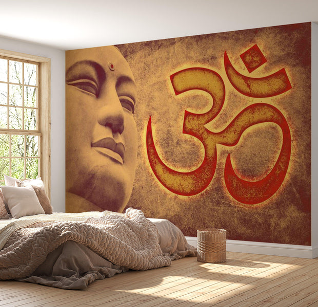 Zen Wallpaper Wall Mural - Om