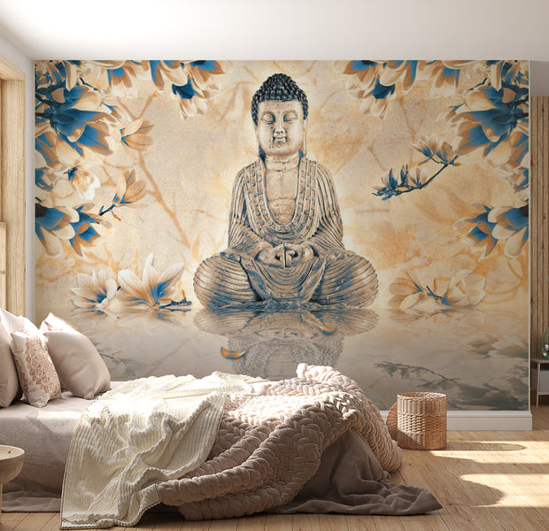 Zen Wallpaper Wall Mural - Buddha Of Prosperity 118"Wx90"H