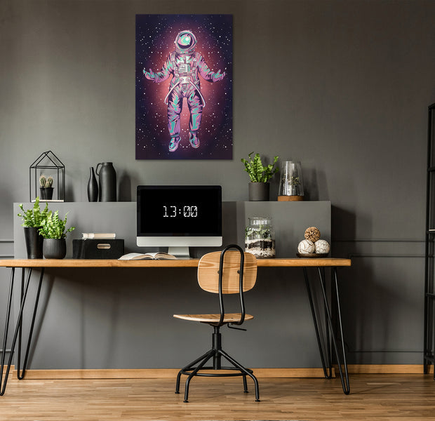 Retro Canvas Wall Art - Lonely Traveler