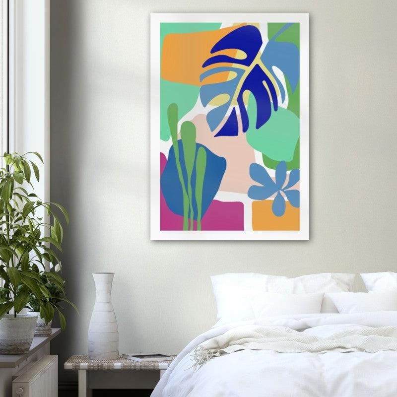 Colorful Tropical Botanical Poster 03