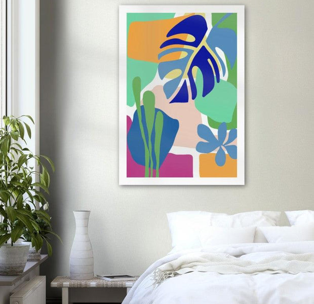 Colorful Tropical Botanical Poster 03