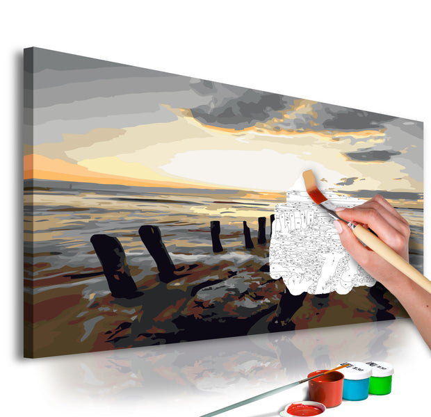 Paint By Numbers Kit - Beach Sunrise