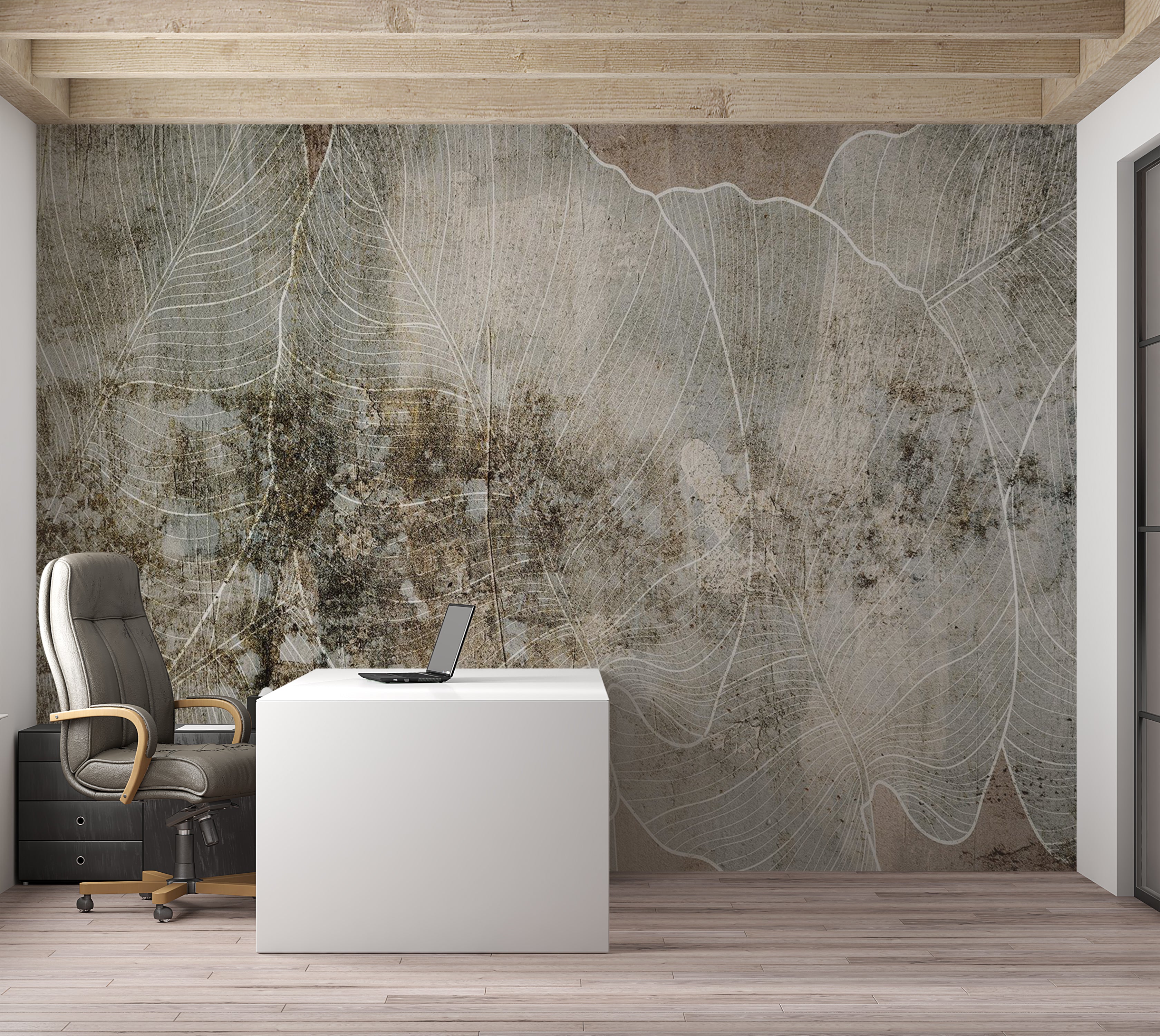 Abstract Wallpaper Wall Mural - Noble Gesture 39"Wx27"H / Standard