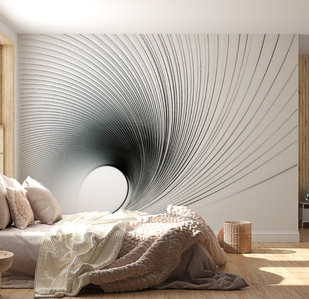 Abstract Wallpaper Wall Mural - Abstract Fan 118"Wx90"H