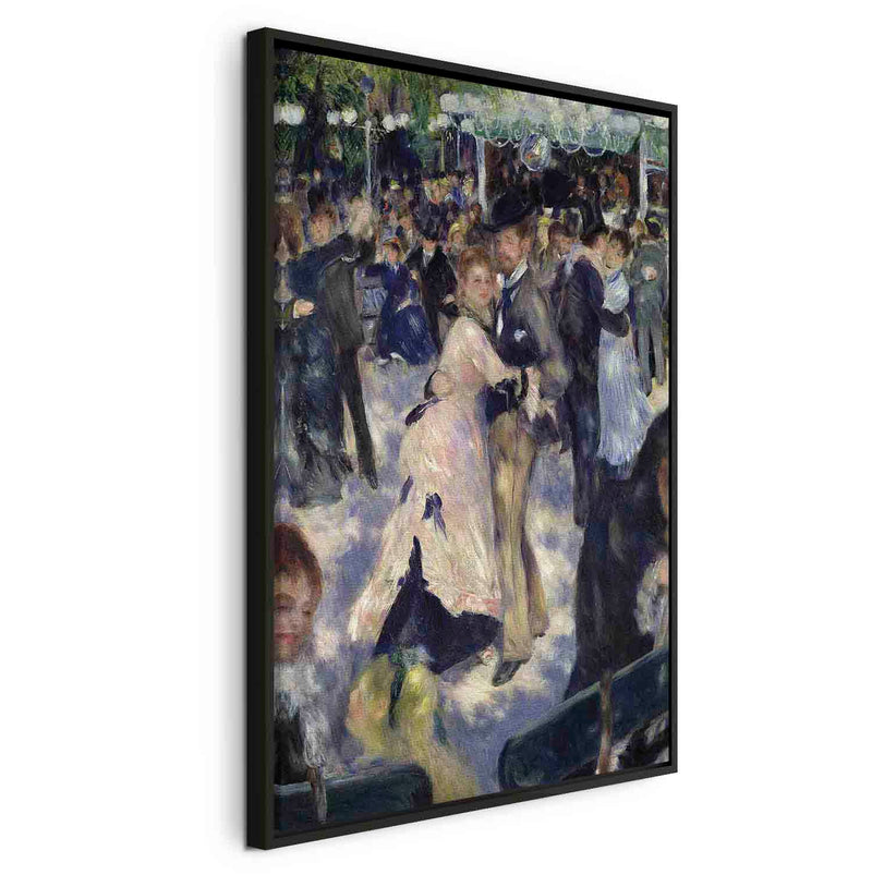 Floating Framed Canvas Art - Le Moulin de la Galette - Pierre-Auguste Renoir