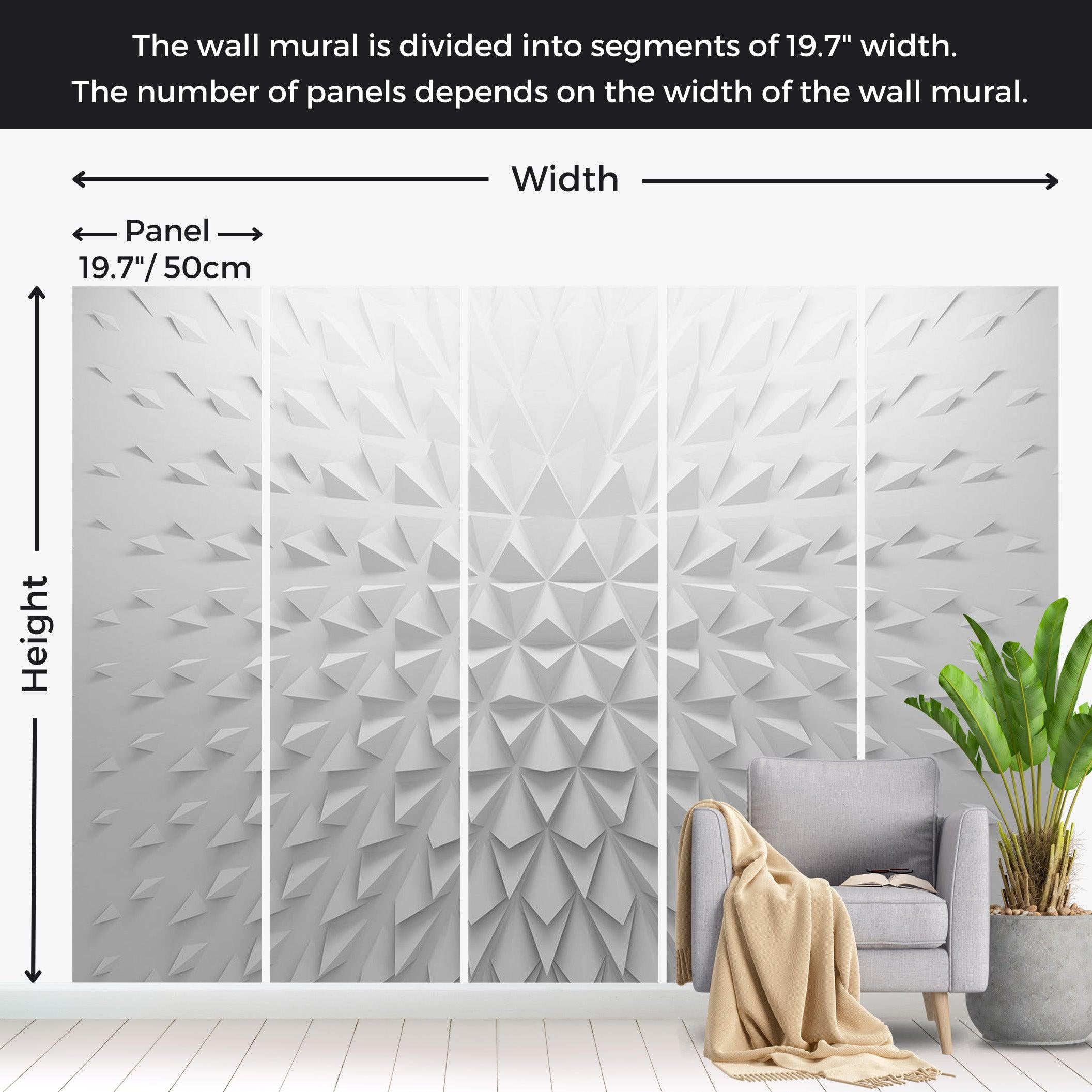 Abstract Wallpaper Wall Mural - Tetrahedrons