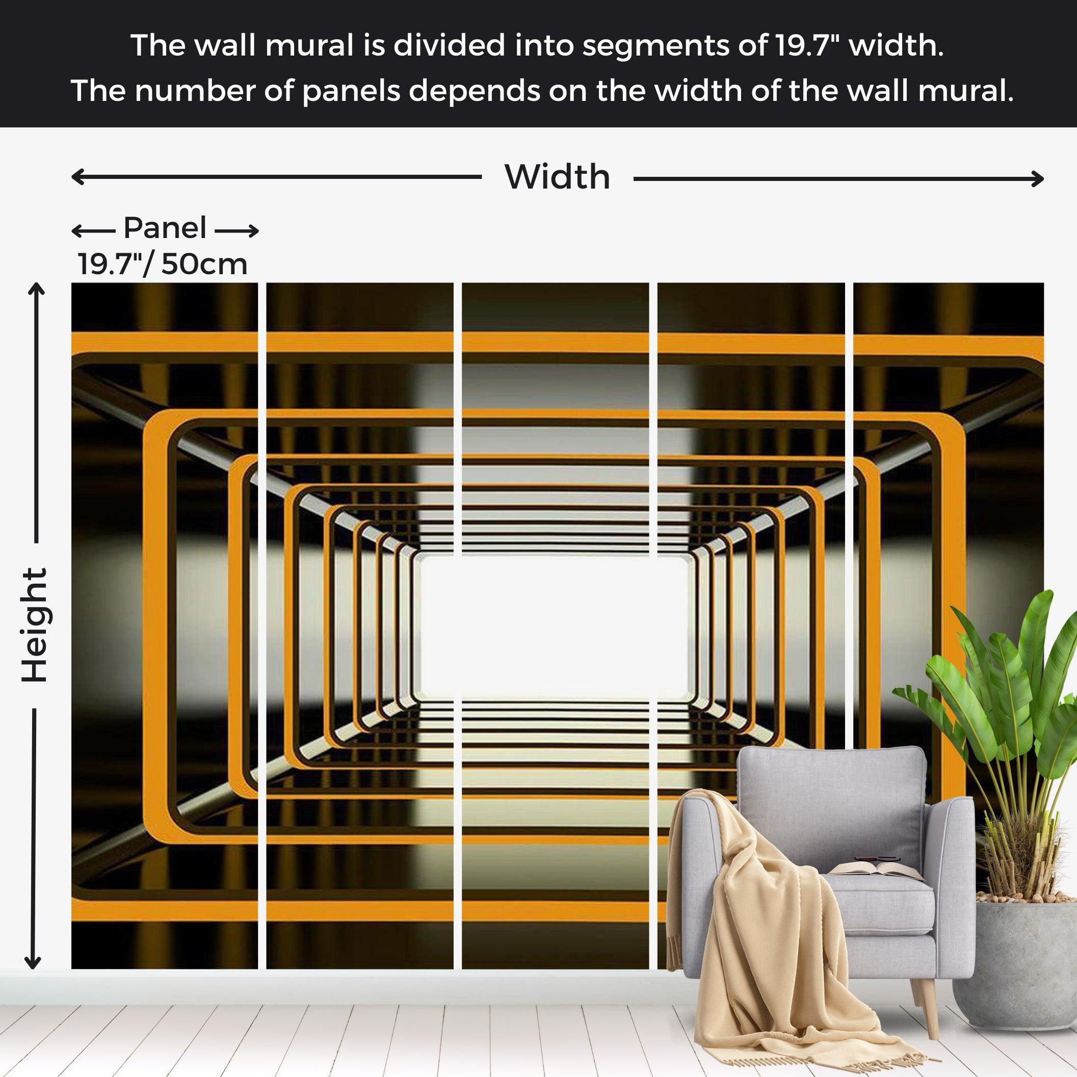 Abstract Wallpaper Wall Mural - Titian Dimension