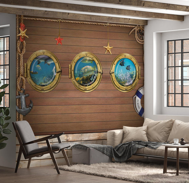 Animal Wallpaper Wall Mural - Overboard