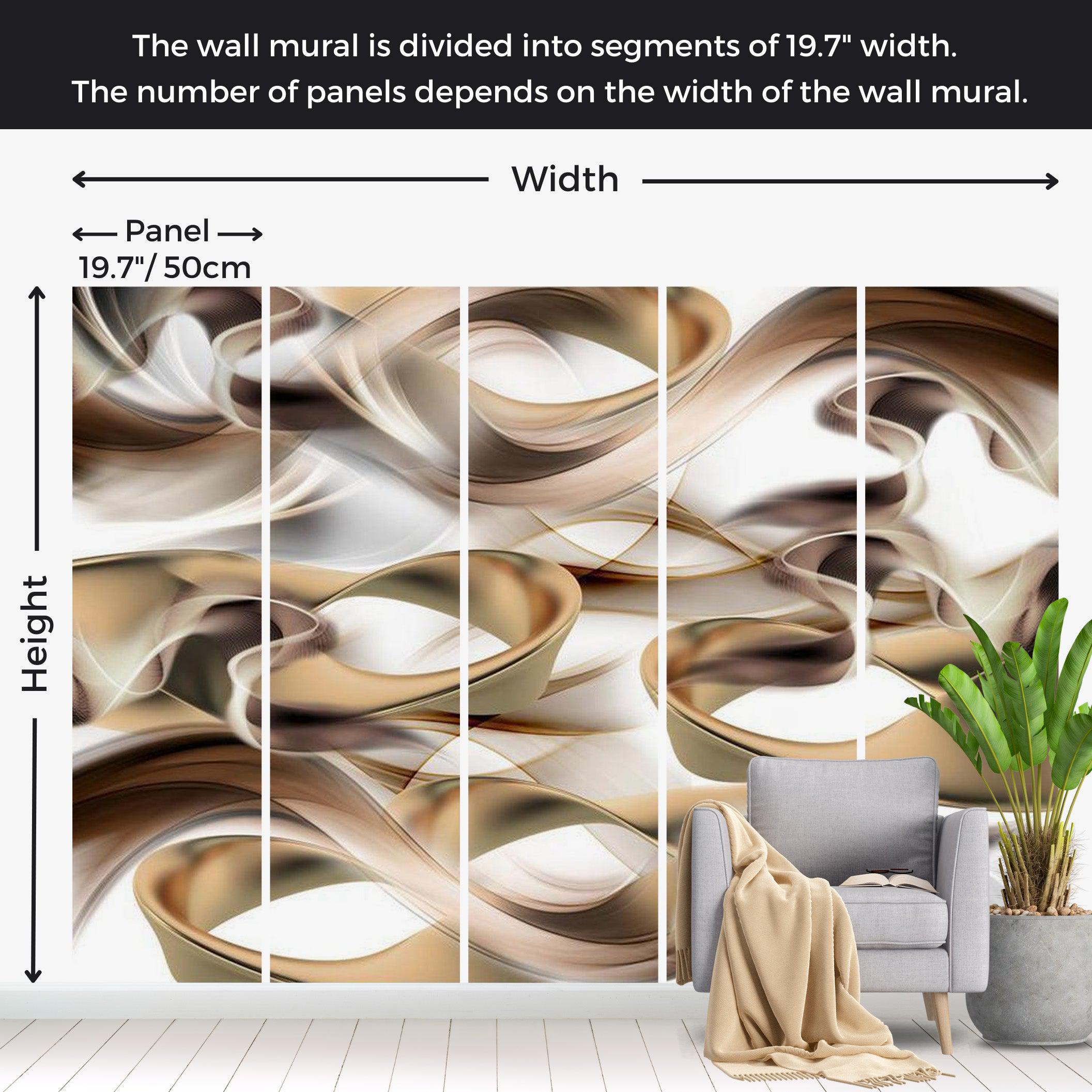 Abstract Wallpaper Wall Mural - Twisted World