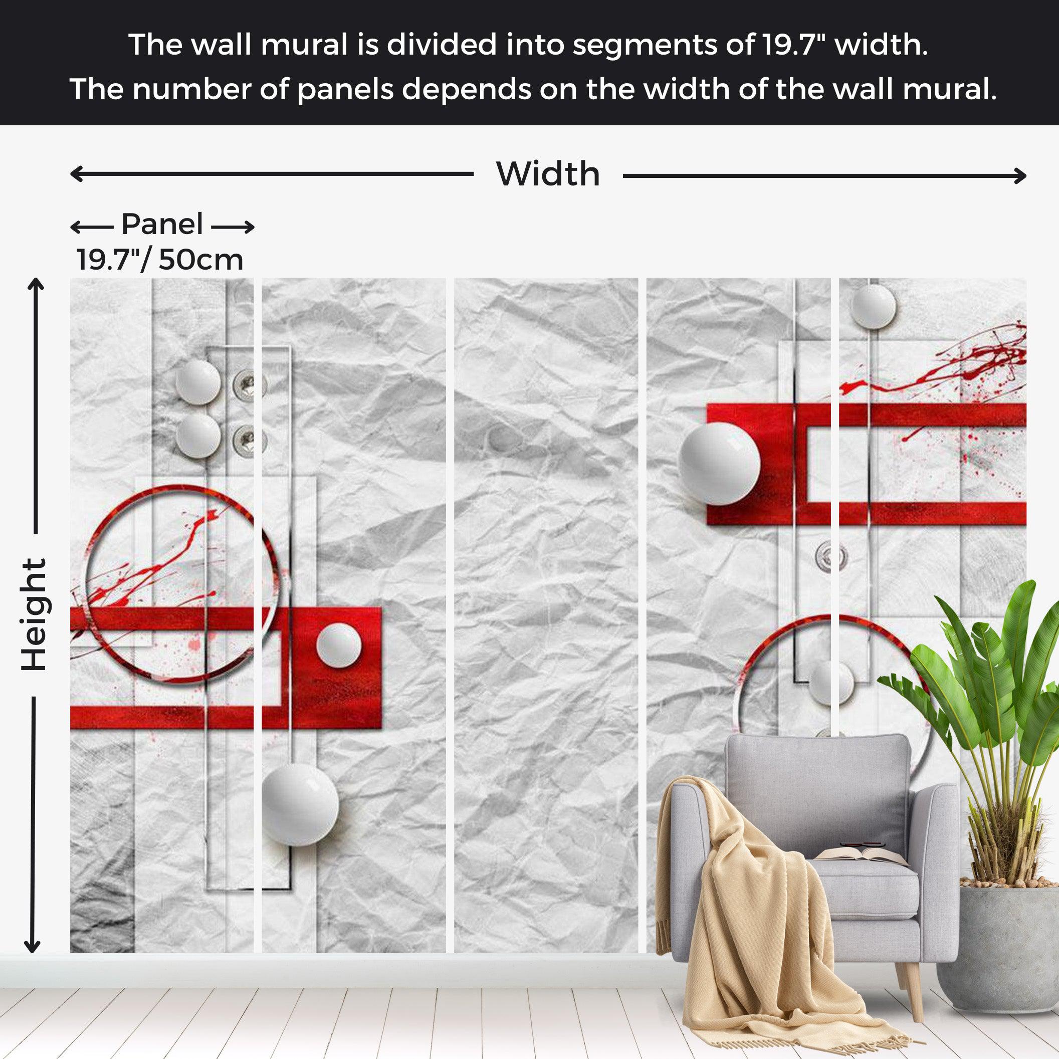 Abstract Wallpaper Wall Mural - Paper Abstraction