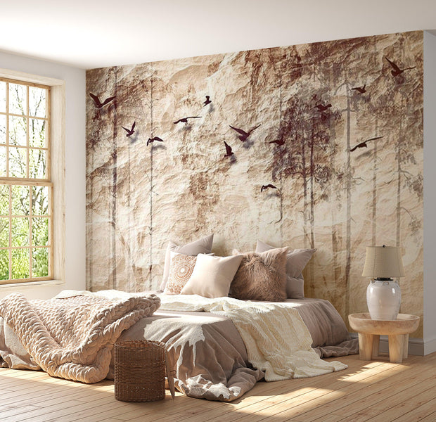 Animal Wallpaper Wall Mural - Paper Nature